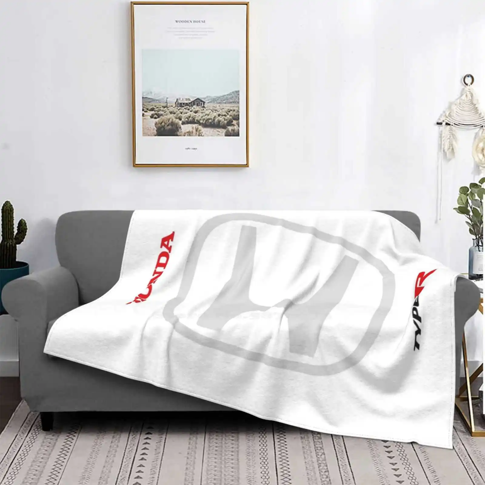 Супер теплые мягкие одеяла для дивана/кровати Honda H Type R - White | Дом и сад
