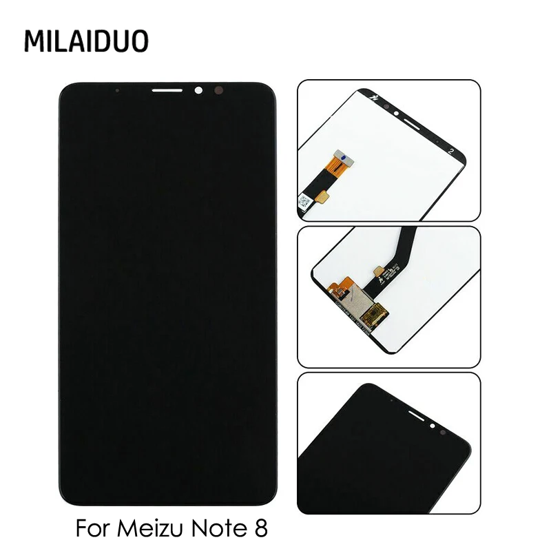 

LCD Display For Meizu Note 8 M822H LCD Touch Screen Digitizer Assembly Replacement White Black No Frame 6.0"