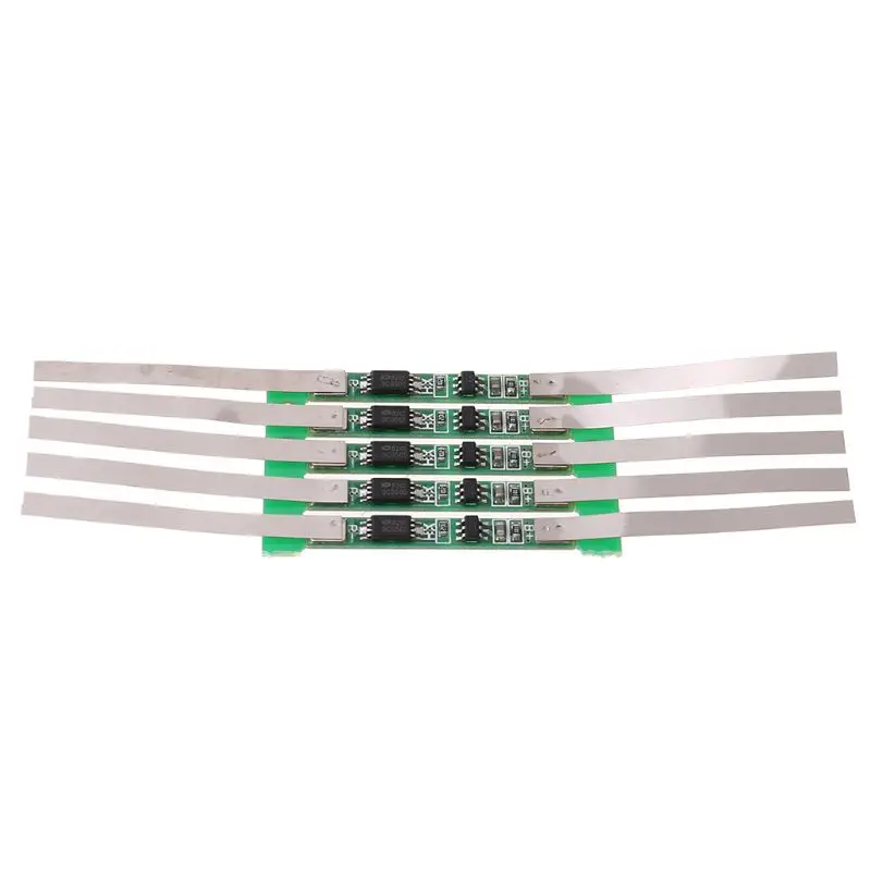 3.7V 3A Protection Board 10pcs/set For 1S 18650 Lithium Battery Over Protective Plat with Solder Belt lithium battery protection board