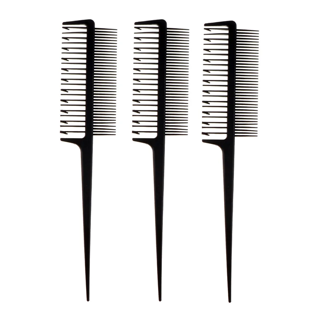 3x Antistatic Weave Highlighting Foiling Hair Comb Hair Coloring