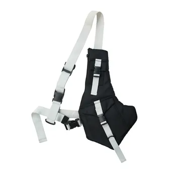 

Ougger Women Men's Chest Bags Hip-Hop Chest Packs Nylon Polyester Casual Zipper Black Outdoor Running Multifunction Sport Bag