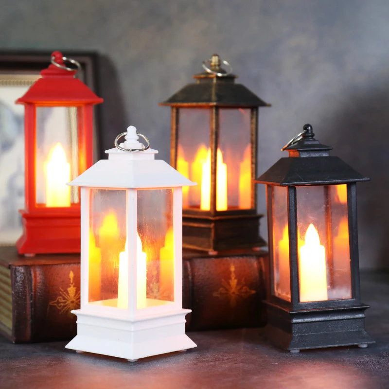 Christmas LED Candle Lantern Xmas Lamp Decor DIY Home Party Gift Decoration 
