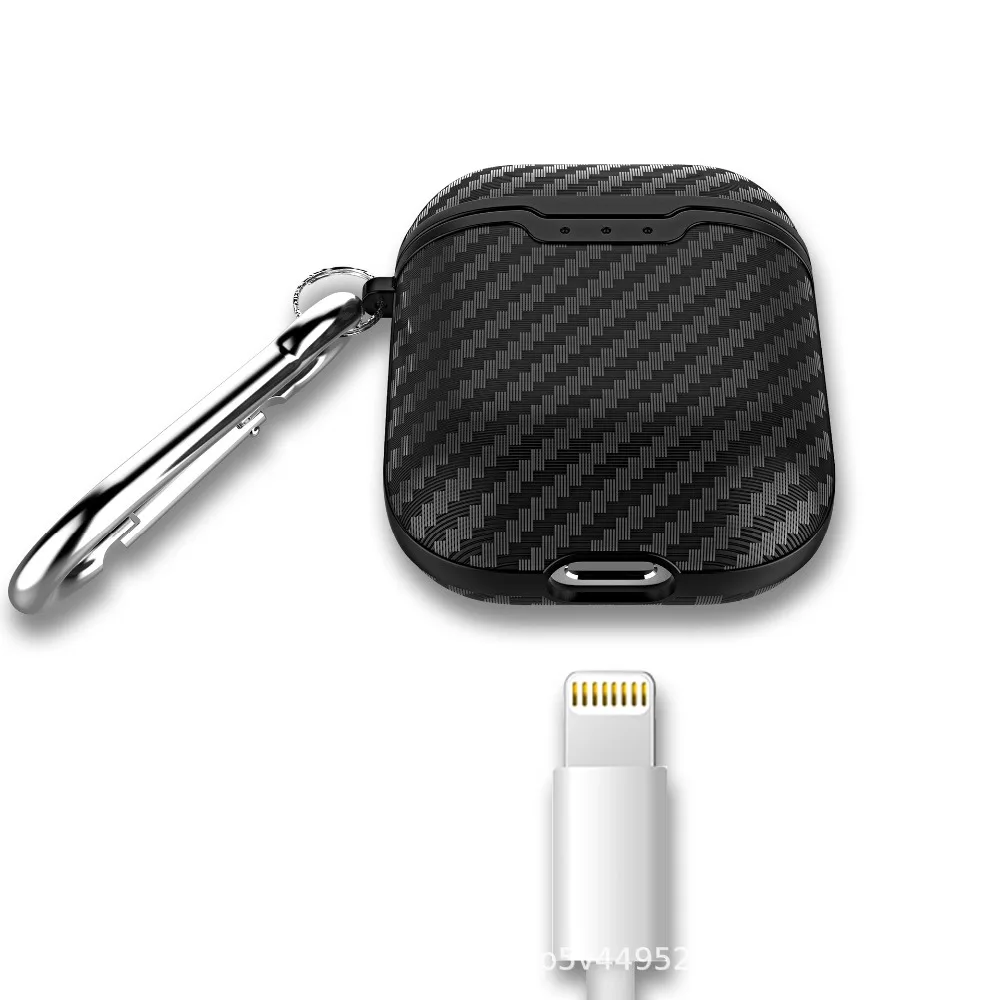 Чехол s для AirPods 2 Coque Bluetooth беспроводные наушники мужские из углеродного волокна сумка чехол для AirPods Pro Чехол для гарнитуры зарядный чехол