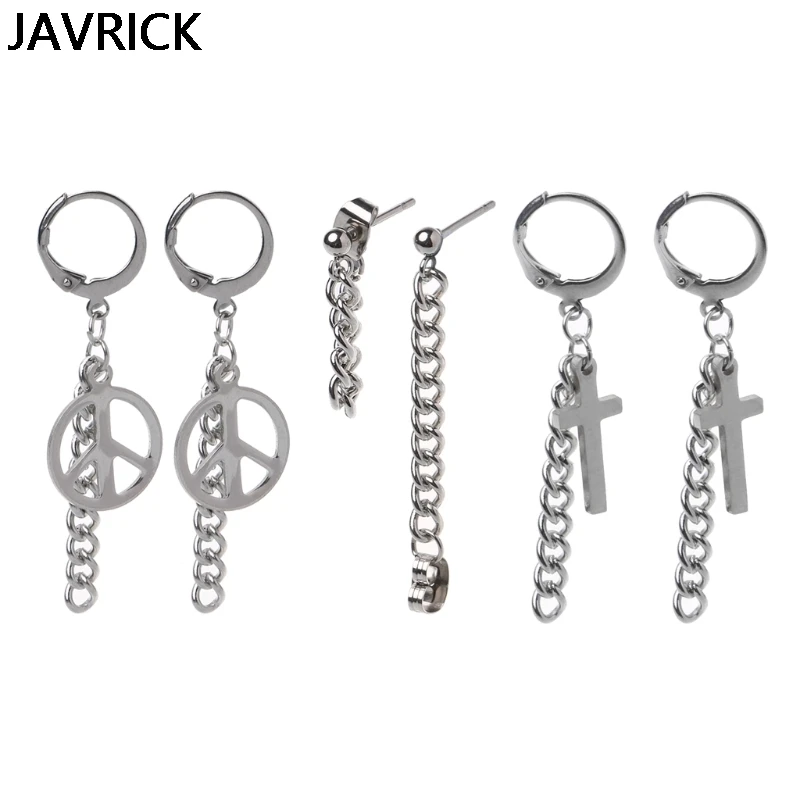 

Bangtan Boys Album Stainless Steel Tassel Drop Earrings Korean Fashion Jewelry