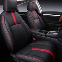 Чехлы для автомобильных сидений кожаные для авто Honda Civic чехлы для автомобильных сидений Аксессуары Автомобильные аксессуары Стайлинг