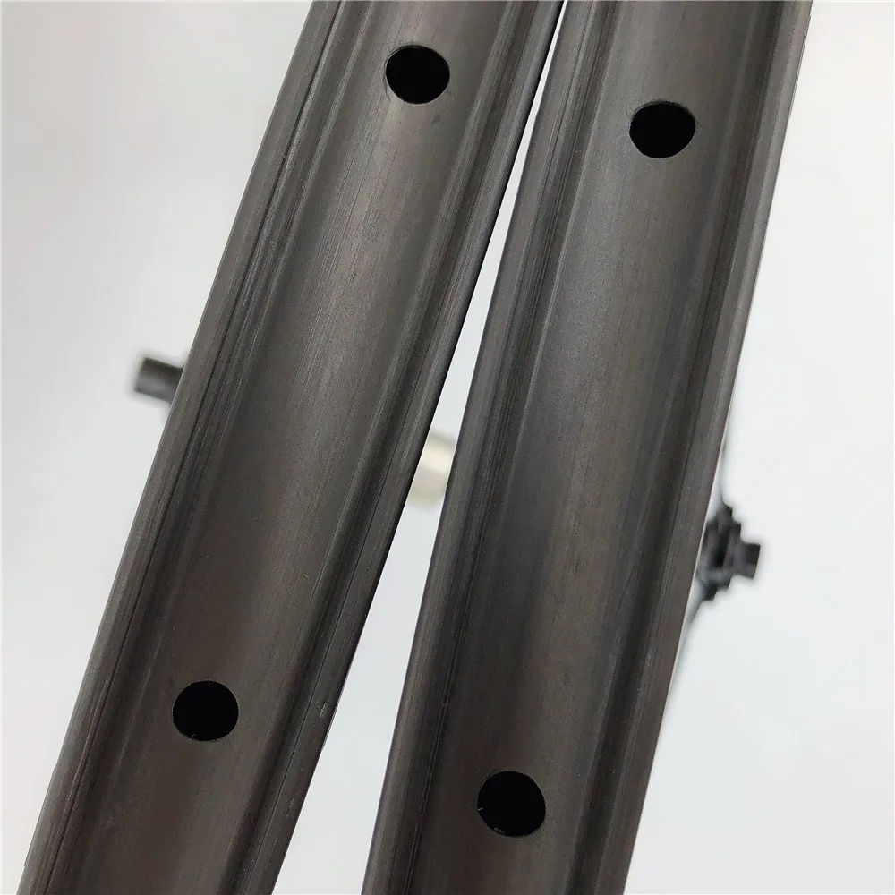 Sale 700c road bike  carbon wheels U Shape 25mm Width 50mm Clincher Carbon wheelset carbon bicycle wheel set bicycle road rims 5