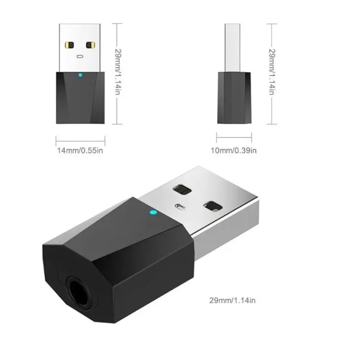 USB Bluetooth 4,2 стерео аудио передатчик адаптер для ТВ ПК динамик наушники PUO88