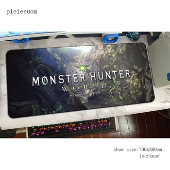 

monster hunter mouse pad gamer 800x300x3mm 3d notbook mouse mat gaming mousepad large Xxl pad mouse PC desk padmouse mats