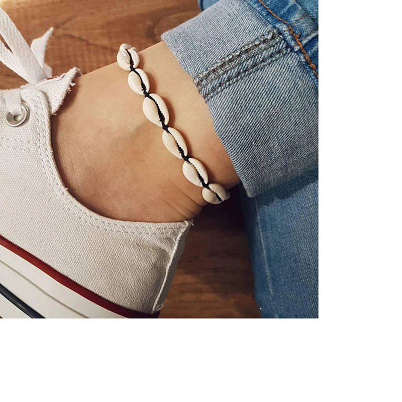 

Fashion Bracelet Foot Jewelry Retro Anklet For Women Girls Ankle Leg Chain Charm Sea Shell Bohemian Ethnic Wind Anklet Bracelet