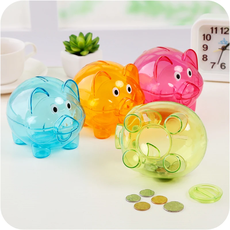 Piggy Bank Münze Cash Collectible Save Box Schwein Kinr Spielzeug 