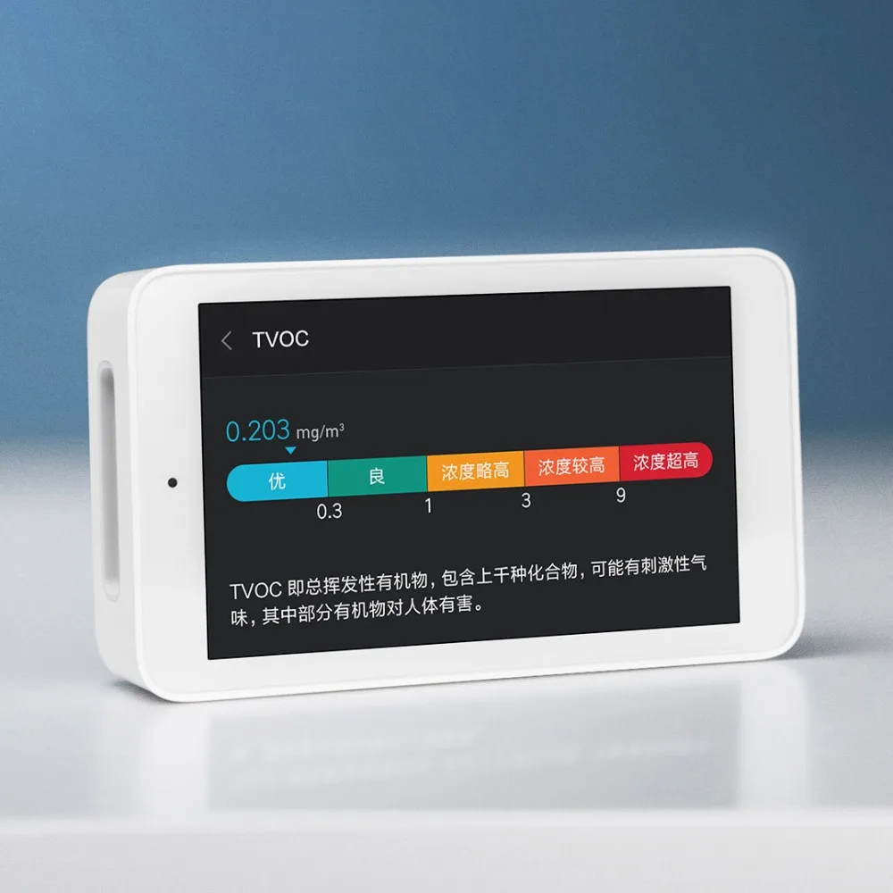  Xiaomi Mijia Air Detector High-Precision 3.97Inch Touchscreen USB Interface PM2.5 CO2a TVOC Humidit
