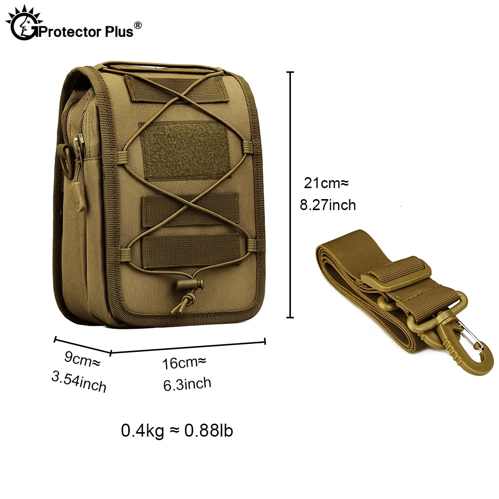 Tactical Bag Military Messenger Camouflage Bag Nylon Outdoor Fishing Hiking Sport Camping Crossbody Pouch Single Shoulder