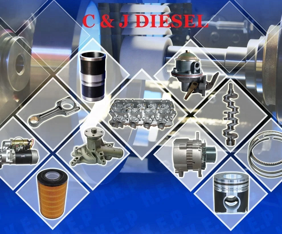 Diesel engine repair kit piston piston ring liner gasket crankshaft camshaft