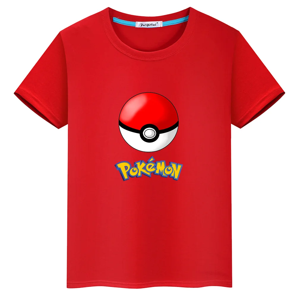 Squirtle Аниме Пикачу чармандер, генгар, с принтом Детские футболки для мальчиков и девочек, Рубашка с короткими рукавами футболка детские хлопковые топы-весеннее платье-пачка