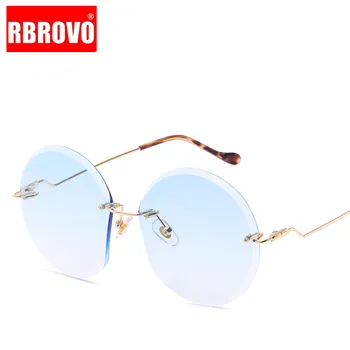 

RBROVO 2018 New Clear Ocean Lens Sunglasses Women Lentes De Sol Mujer Alloy Fashion Lady Sunglasses Shopping Travel Sun Glasses
