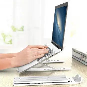 

Adjustable Foldable Laptop Stand Non-slip Desktop Notebook Holder Laptop Stand For Macbook Pro Air iPad Pro DELL HP