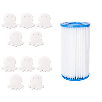 

Spa Aquarium Outdoor Home Anti Dirt Garden Professional Swimming Pool Filter Grime Scum Cleaning Tool With Oil-absorbing Sponge