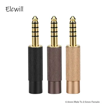 

High Quality Metal Jack 4.4mm Male To 2.5mm Female Gold Plating Plug 5 Poles Audio Plug Adapter AUX Headphone Balance Connector