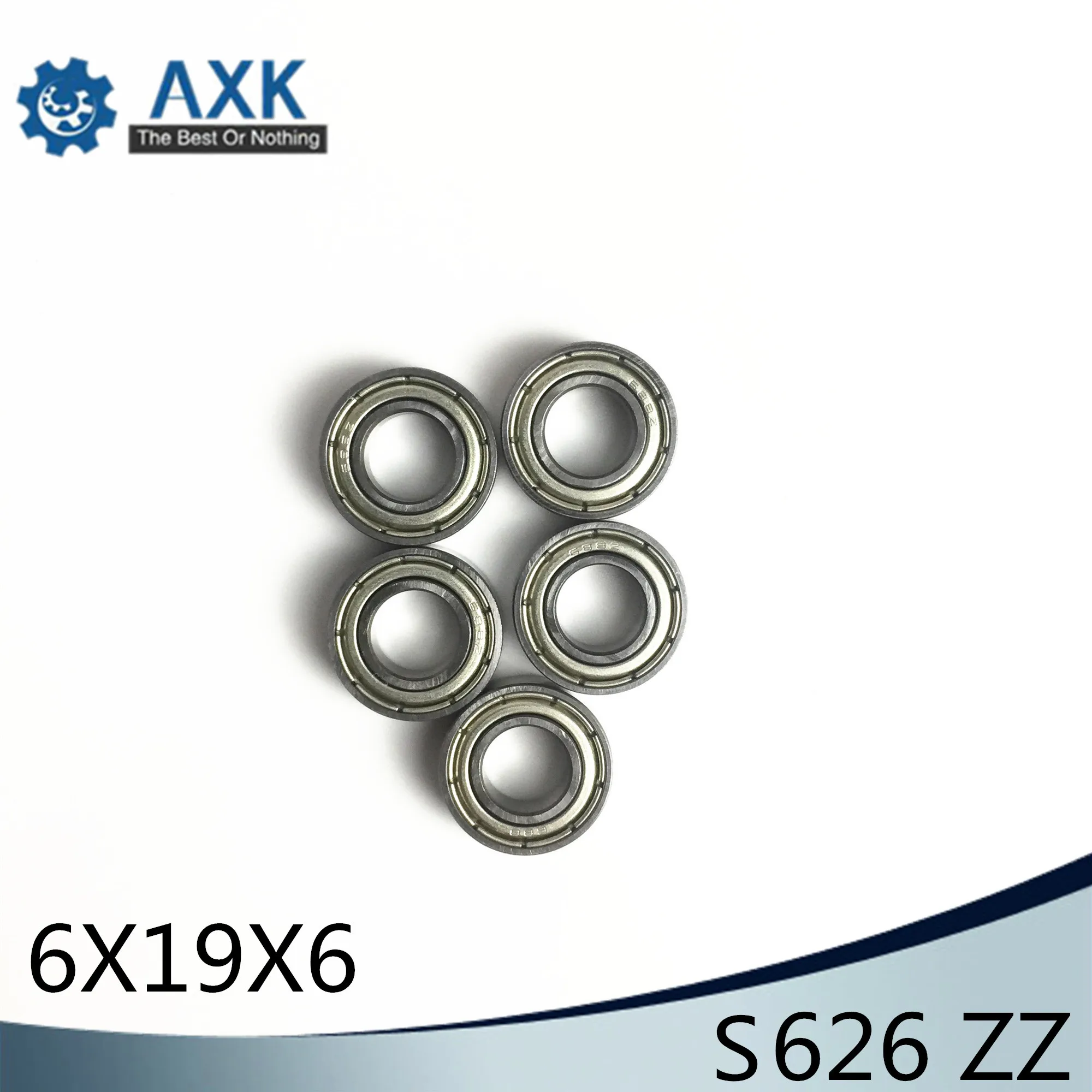 S696ZZ Bearing 6*15*5 mm ( 10PCS ) ABEC-1 440C Roller Stainless Steel S696Z S696 Z ZZ Ball Bearings
