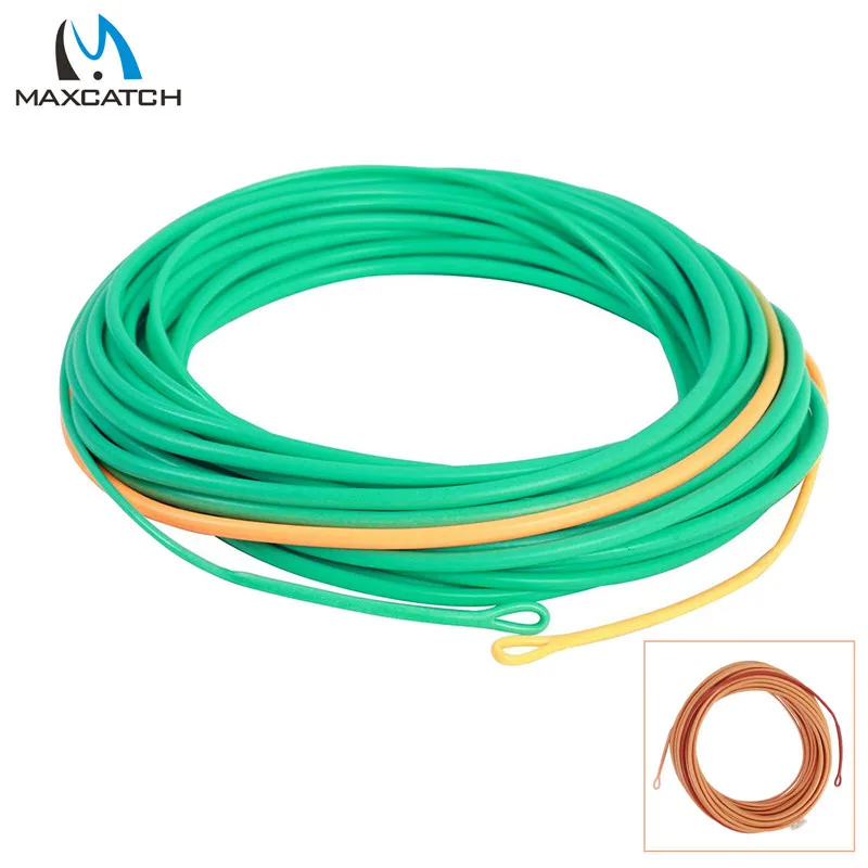 17/20/22 5/23/24FT 200/300/350/400/425/450/500/550/600gr стрельба головы Fly Line с 2 сварных петель двойной