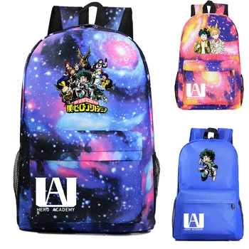 

New Cartoon Anime Deku My Hero Academia Galaxy Boys Girls Kids School bag Teenagers Student Schoolbags Women Men Backpack