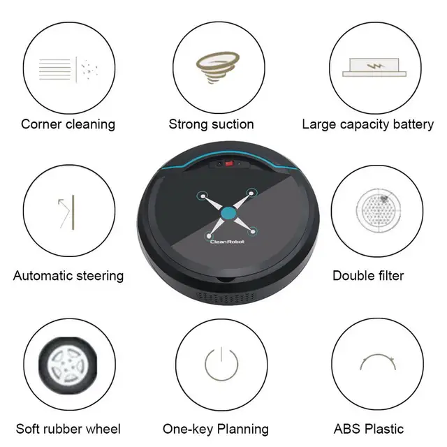 Full Auto Smart Floor Cleaner Robot Intelligent Floor Cleaning