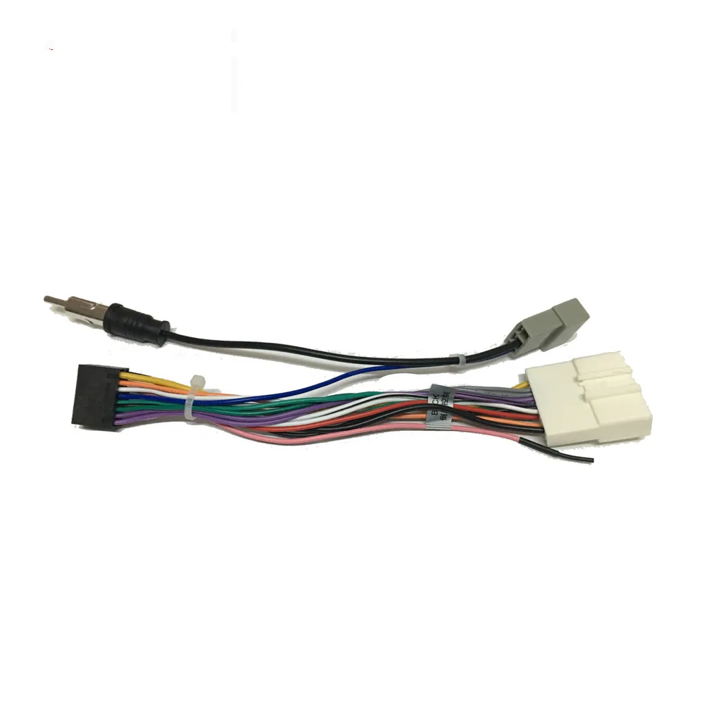 

Android car radio Car Accessories Wire Wiring Harness Adapter Connector Plug Universal cable For Nissan Tiida qashqai Harness