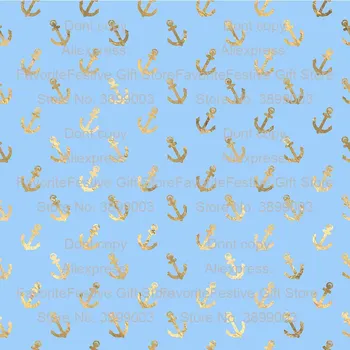 

anchor party Blue Sewing Baby Fabric DIY Dress Material Telas De Algodon Para Patchwork Telas fabric