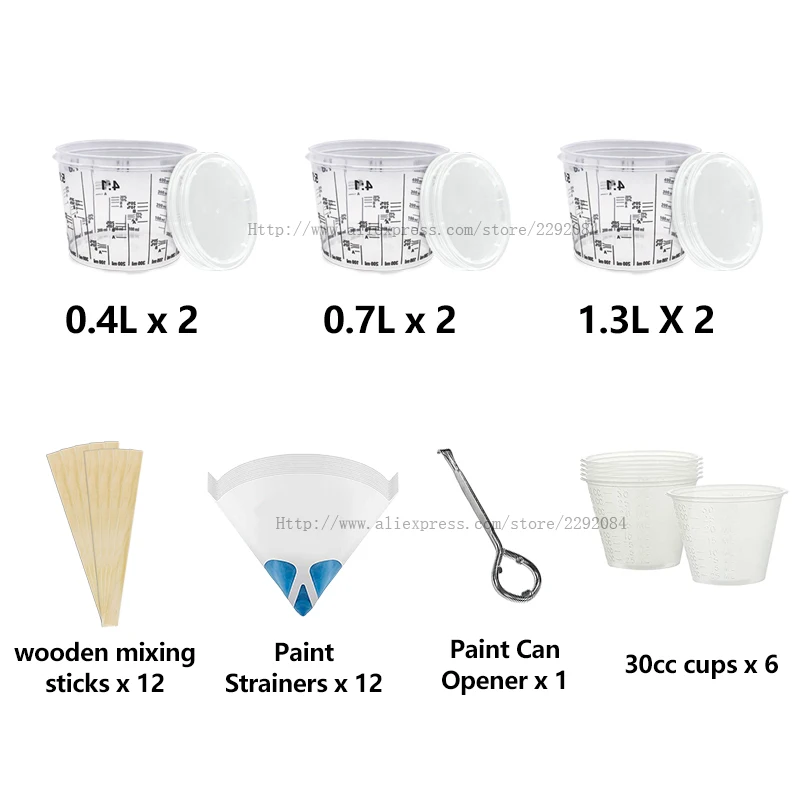 Disposable Measuring Cups Resin  10pcs Plastic Paint Mixing Cups - 5pcs  Graduated - Aliexpress