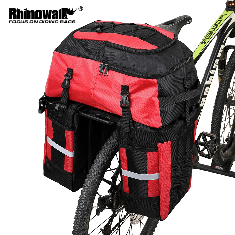 Rhinowalk 70L Велоспорт Корея высокое качество модная сумка для велосипеда 3 в 1 велосипед большой Ёмкость задние