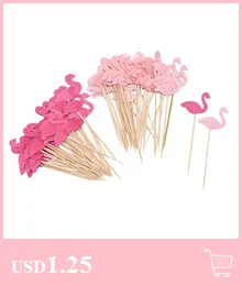 24 шт. розовые термосы с изображением фламинго обертки для пирожных торт Топпер для свадьбы День рождения тема тропические вечерние украшения для оформления капкейков