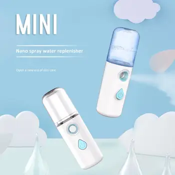 

1PC 50ML Nano Spray Moisturizer Mini USB Charging Facial Handheld Humidifier Ultrasonic Beauty Moisturizing Facial Cleanser Tool