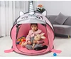 Portable Play Kids Tent Animal Unicorn dinosaur tent with LED light Children Indoor Outdoor Ocean Ball game tent Castle House 3