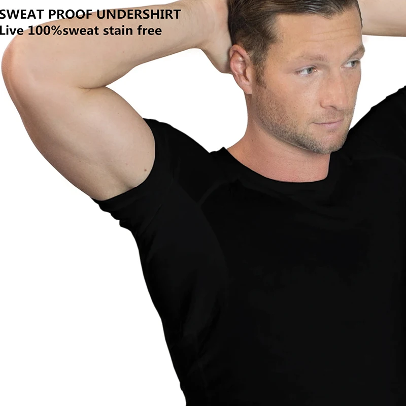 Absorb Perspiration Keep Your Garments Armpit Bone Bry Micro Modal  Sweatproof Undershirt T Shirt - AliExpress