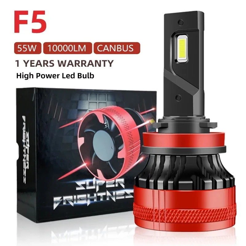 2PCS 55W H7 H4 LED Bulbs 100% Canbus H11 Led Headlight H8 9005 9006 5202 9007 9012 Lamp 20000LM Auto Car Fog Light 12V-24V | Автомобили и