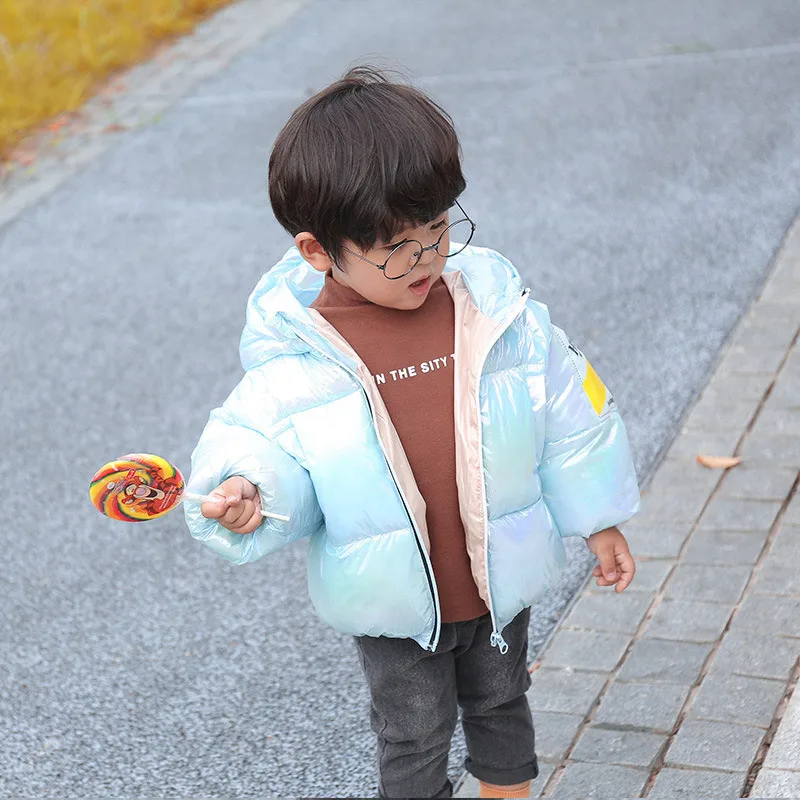 Легкая детская верхняя одежда с обеззараживанием пуховая куртка для мальчиков и девочек, теплое зимнее Детское пальто, одежда