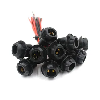 

T10 Holder Instrument Light Bulb Socket Connector led adapter 10pcs For Motorcycle/Car/Truck/Boat