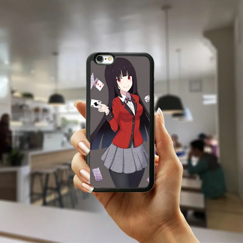 Crazy волнение манга Kakegurui для мобильного телефона чехол для ПК Жесткий Пластик крышка защищает для iphone 8, 7, 6, 6S Plus, X XR XS Max 5S 5 SE 4 4S - Цвет: Picture 4