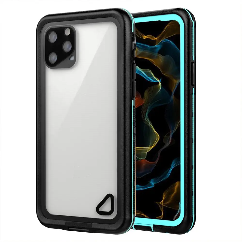 Для iPhone 11 Pro XS MAX XR Чехол IP68 Водонепроницаемый Дайвинг пылезащитный чехол для samsung Note 10 чехол для телефона Открытый Спорт Fundas - Цвет: Яркий