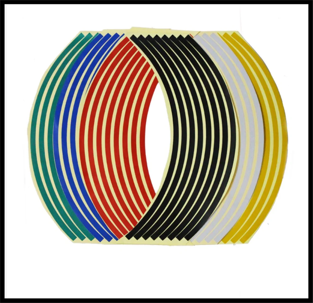 

16 PCS Universal Motorcycle Wheel Reflective Sticker Bicycle Decal for YAMAHA SUPERTENERE XT1200ZE FJ-09 MT-09 TRACER MT-10