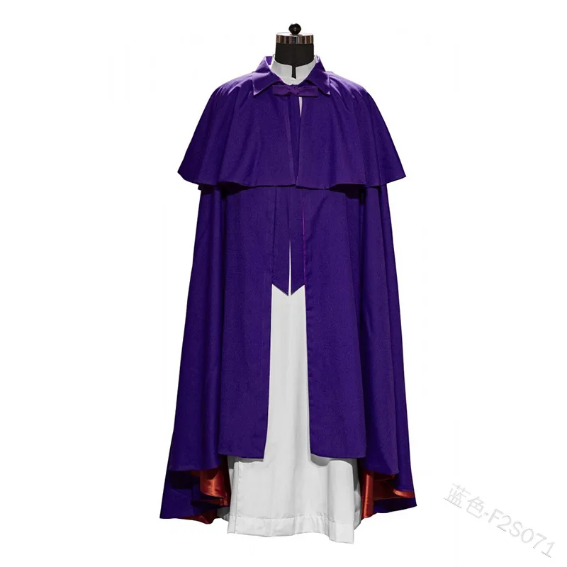 Cosplay Costume Medieval Renaissance Warrior King Guard Maxi Cloak Lord Retro Gothic Knight Stage Costume Cosplay Priest Trench Cape Men