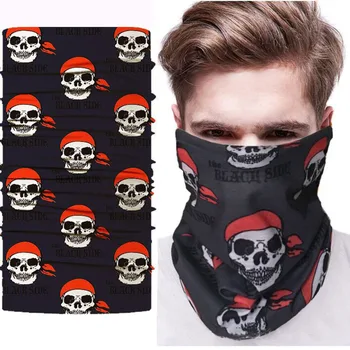 

3D Skull Seamless Magic Neck Gaiter Face Mask Cover Shield Cycling Hiking Tactical Paintball Bandana Headband Scarf Men & Women