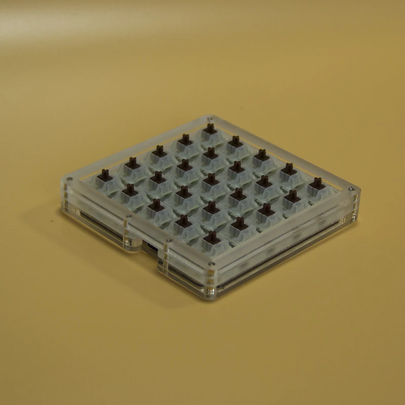 Hottrocar-teclado Mecânico com Função Qmk 25 Teclas Mini Teclado Rgb Perfeita para Jogos Branco e Preto Gatreron Cereja - Imagem 6