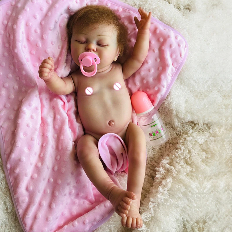 Pouces Bebe Reborn Silicone Inteiro Bebe Vie Bonecas Bebes Reborn Menina 50cm Bebe Boneca Baigner Jouet Reborn Jouets Pour Tout Petits Juguete Poupees Aliexpress