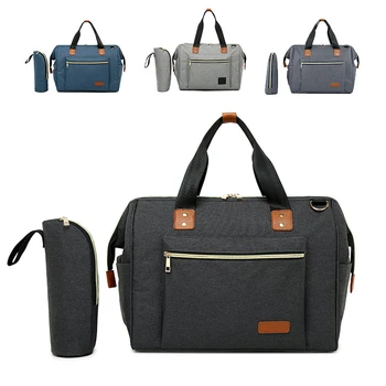 

New Diagonal Cross-body Mummy Bag Multi-function Large-capacity Korean Waterproof One-shoulder Mother and Baby Bag