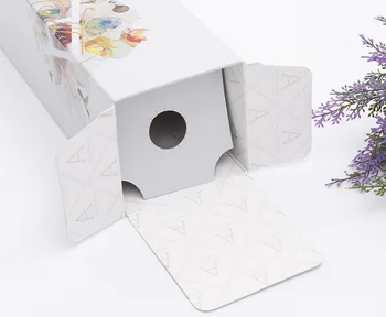 

5ML Clear Bottle Cosmetic Packaging box for Lip Gloss Tube with Brush,OEM Cosmetic packing boxes ---CP0880