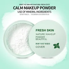 Horec минеральная спокойная свежая пудра для лица, макияж, естественная Рассыпчатая красота, гладкая косметика