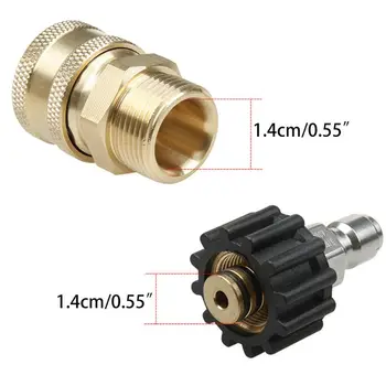 

Male Female Fitting Sprayer Tube Adapter Set Pressure Washer Quick Release 23GB