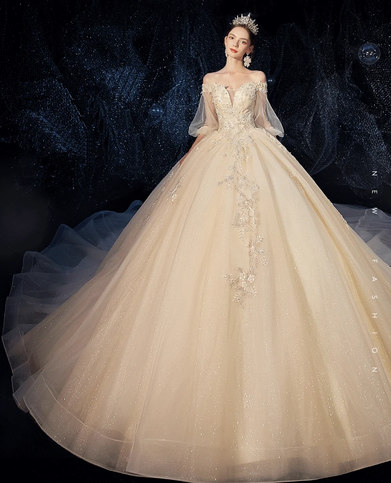 Свадебное платье с аппликацией Vestido de Noiva, свадебные платья для беременных с высокой талией, платья для беременных женщин на заказ, платья для невесты в стиле ампир