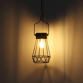 

Solar Powered Lanterns Lamps Bulbs Hanging Light Decorative for Garden Backyard ALI88